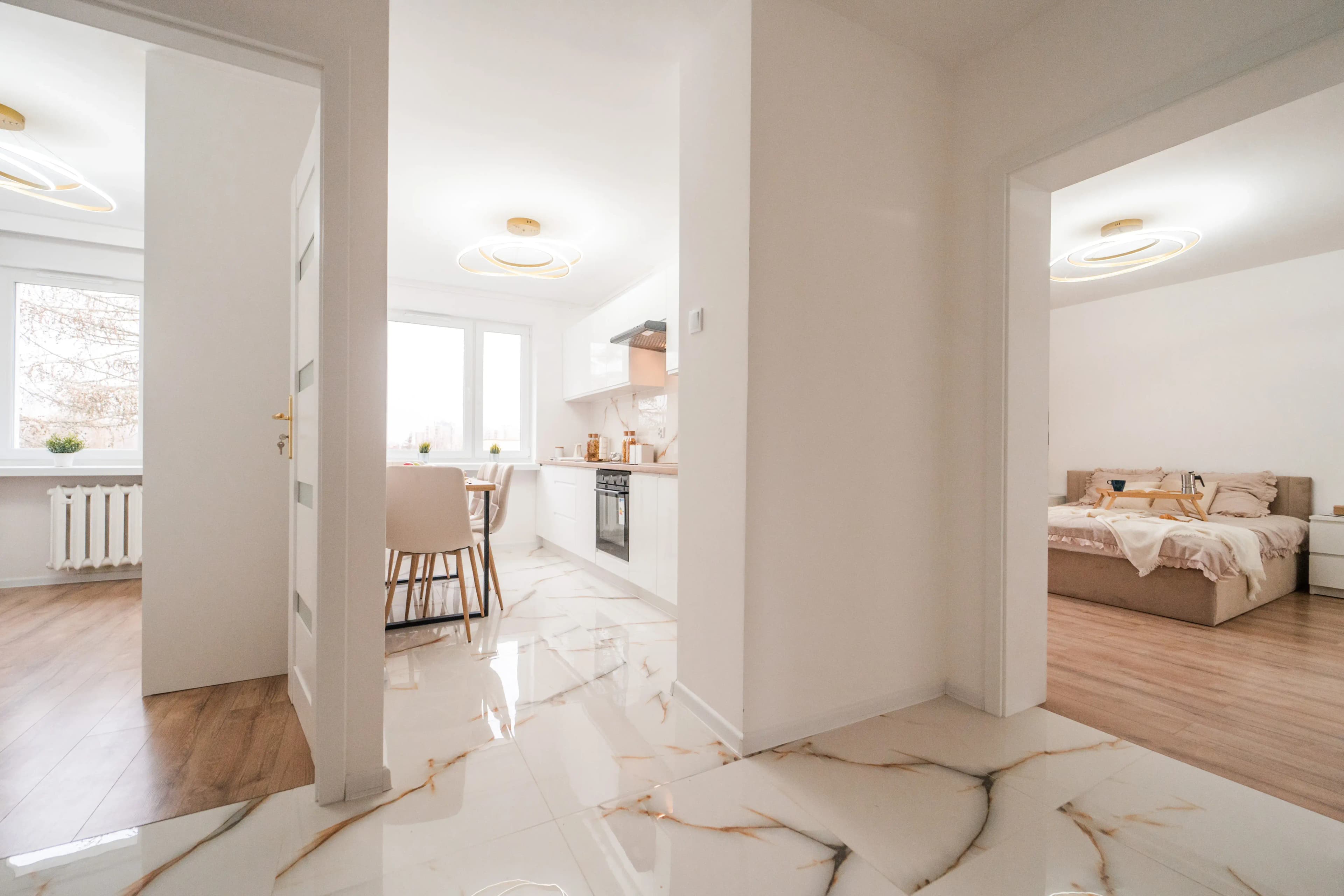 Luksusowe wnętrze korytarza